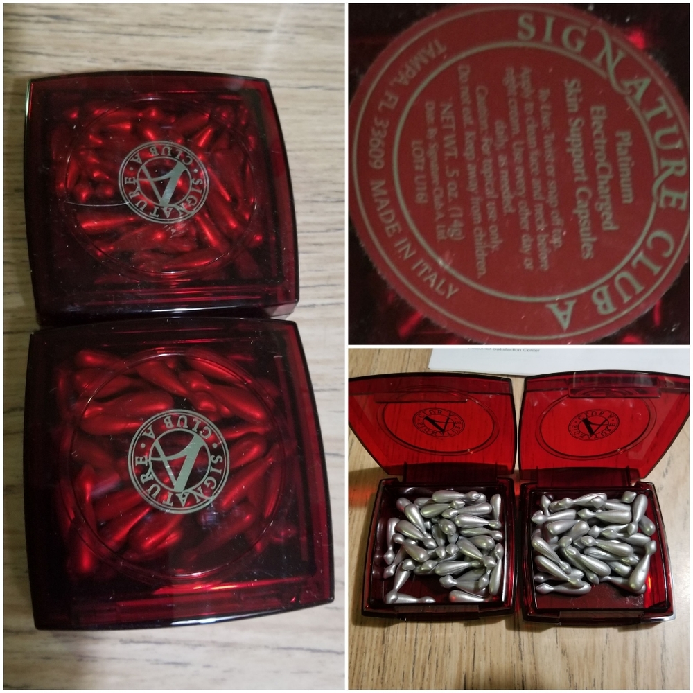 Platinum electrocharged skin support capsules